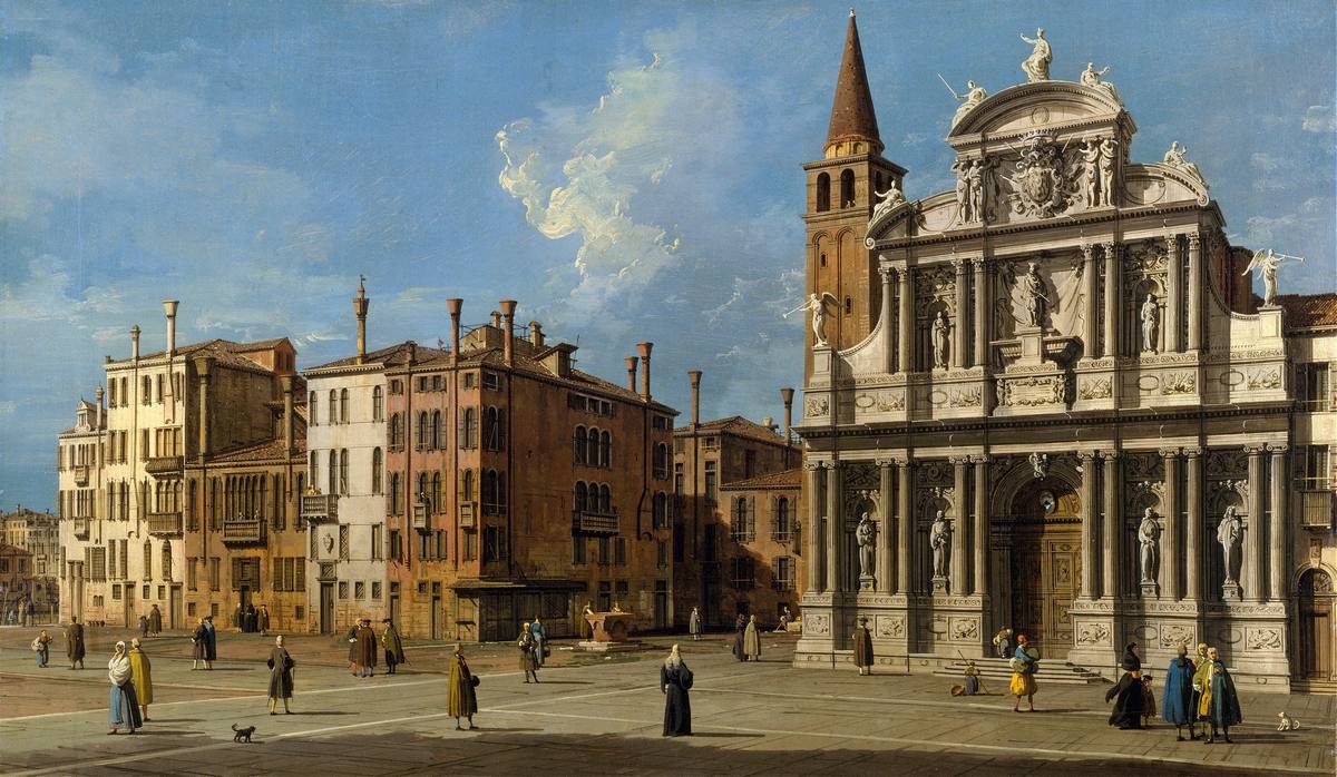 Canaletto:  [1730s] - Campo Santa Maria Zobenigo - Oil on canvas - Metropolitan Museum of Art, New York