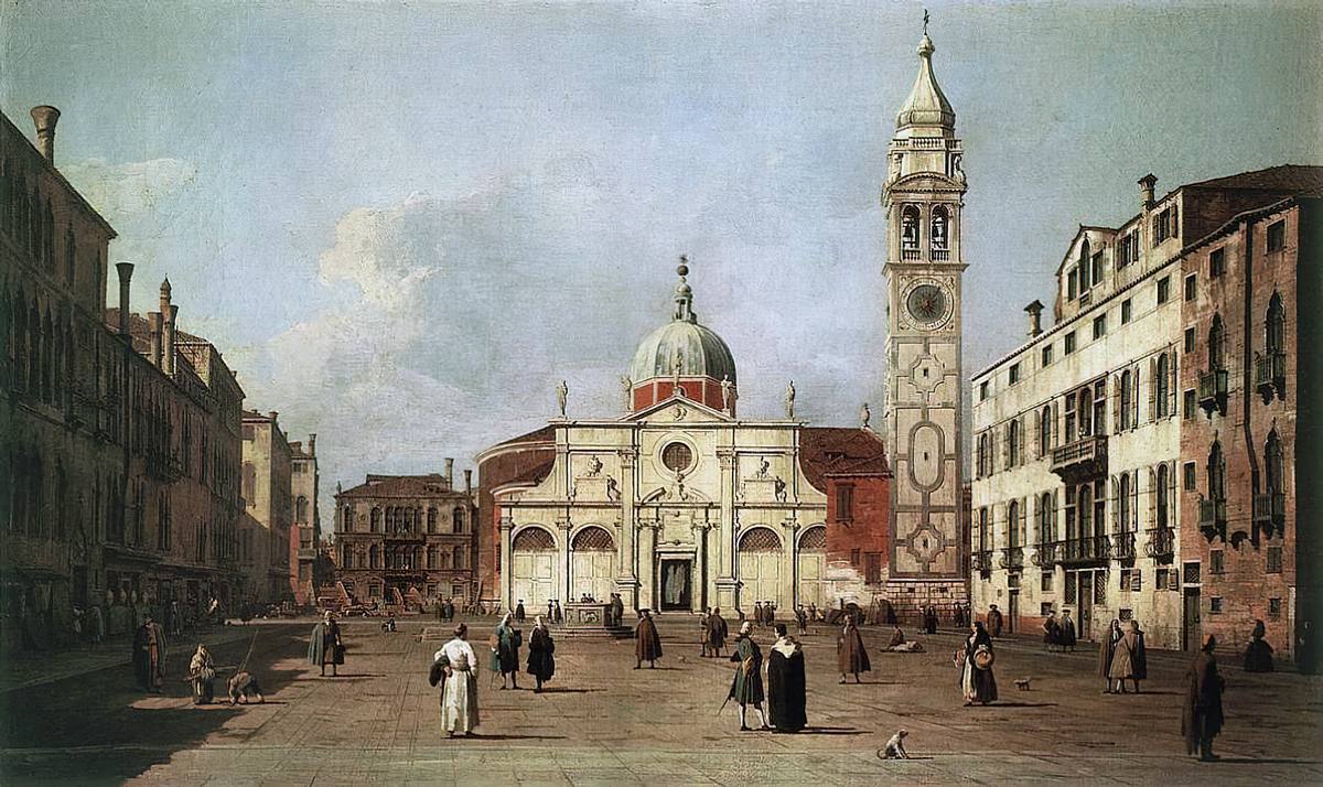 Canaletto:  [ca. 1735] - Campo Santa Maria Formosa - Oil on canvas - Private Collection, Woburn Abbey