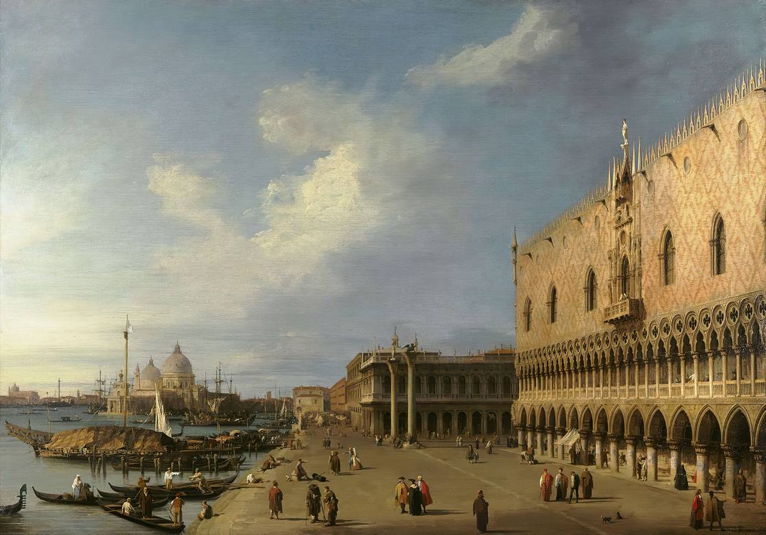 Canaletto:  [1730s] - View of the Molo - Oil on canvas - El Paso Museum of Art, El Paso, TX