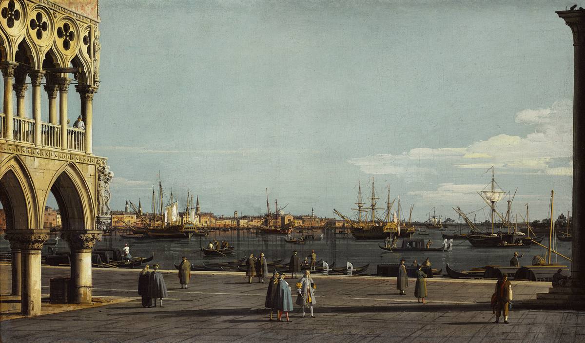 Canaletto:  [ca. 1735] - The Bacino di San Marco, from the Piazzetta - Oil on canvas - The Art Gallery of Ontario