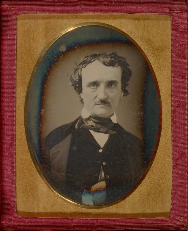  [1849] - Portrait of Edgar Allan Poe - Daguerreotype photography - J.Paul Getty Musem, Los Angeles